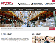 Tablet Screenshot of entrepotwatson.com